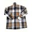 Plaid Print Button Jacket, Casual Collared Long Sleeve Outerwear, Women's Clothing