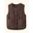Women's Casual Sleeveless Vest with Pockets - Solid Button Front Design