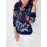 Women's Floral Print Zip Up Jacket - Casual Long Sleeve Spring & Fall Outerwear