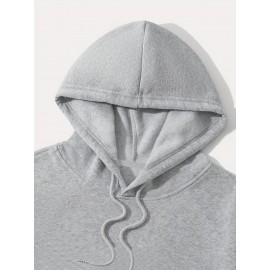 TEAM JESUS LIFETIME MEASURE Print Men's Pullover Round Neck Hoodies With Kangaroo Pocket Long Sleeve Hooded Sweatshirt Loose Casual Top For Autumn Winter Men's Clothing As Gifts